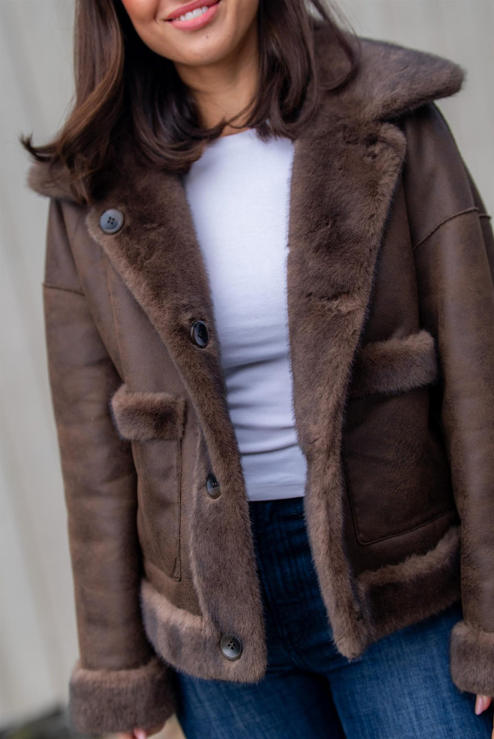Faje Faux Mink  Choco