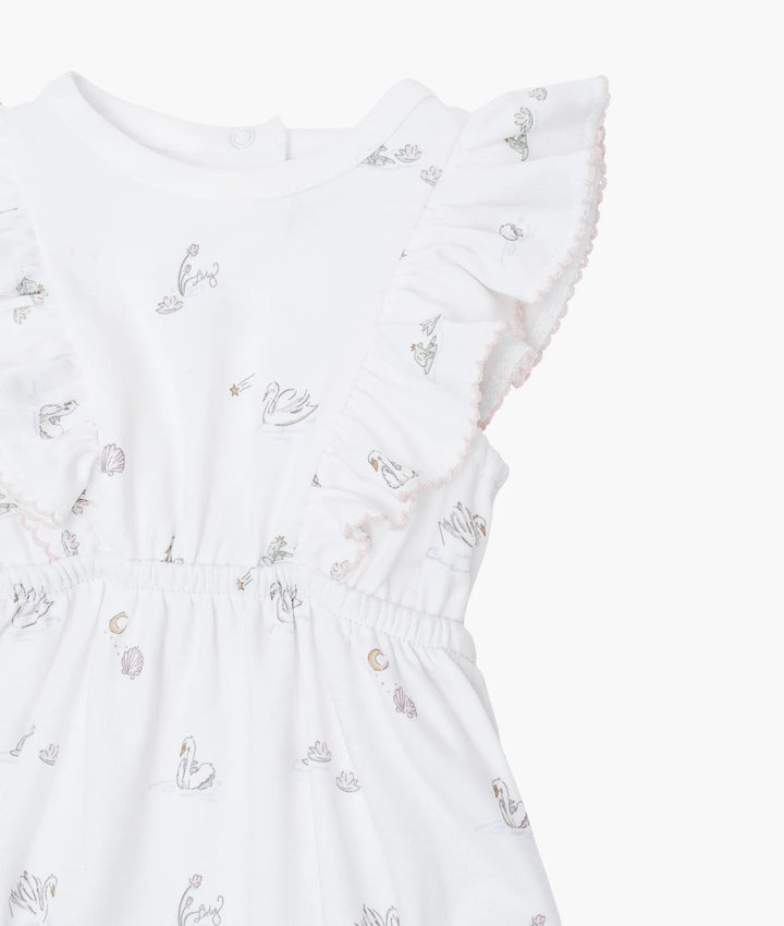 Swans Lily Romper  White
