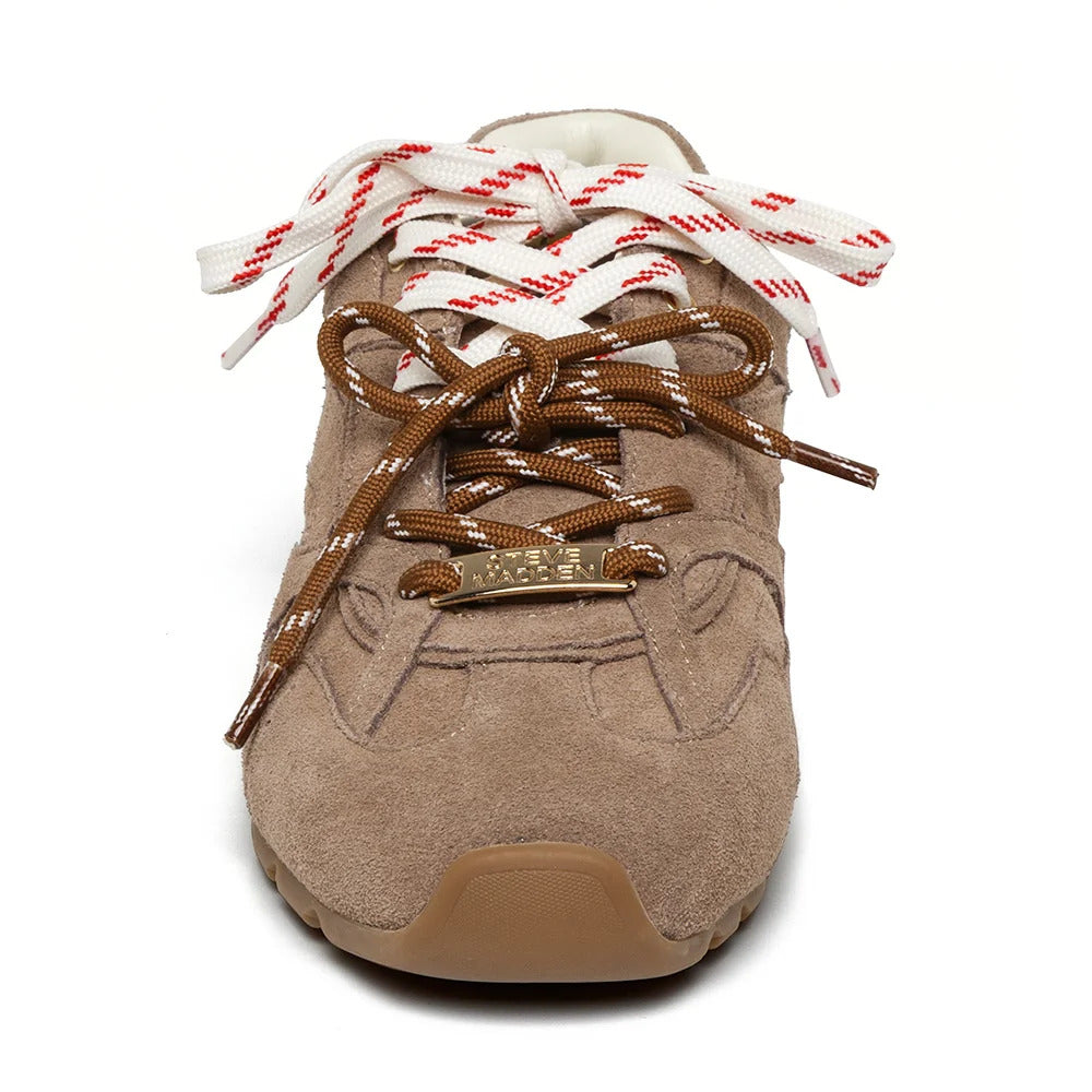 Asiel Suede Sneaker  Taupe