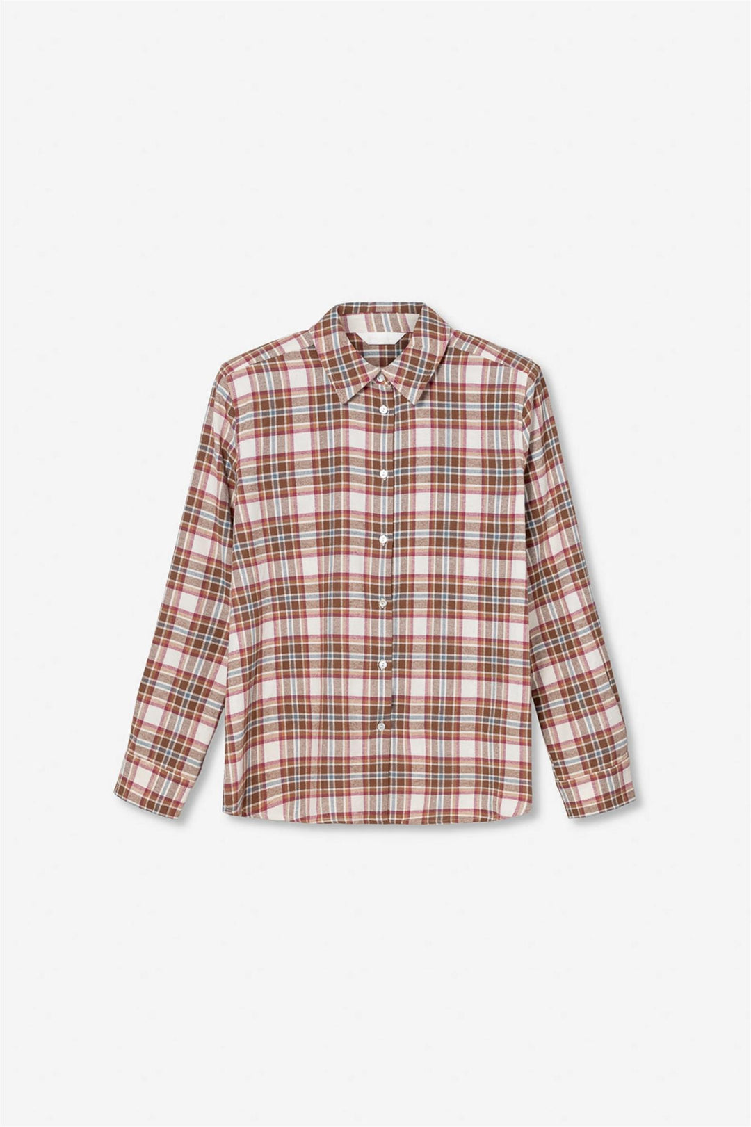 Joan Flannel Shirt  Red Check