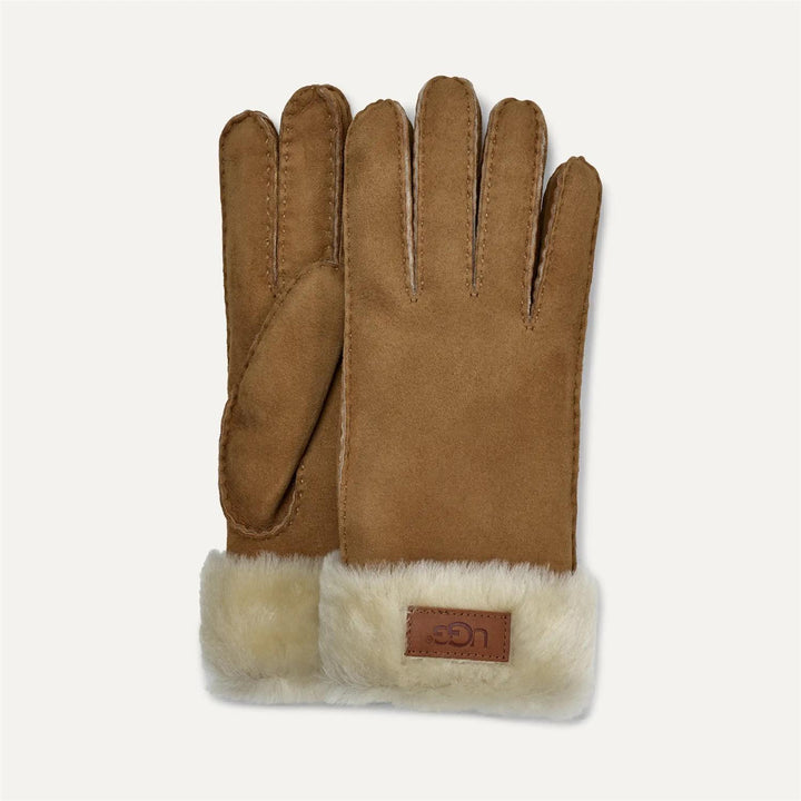 Sheepskin seamed glove  Chestnut