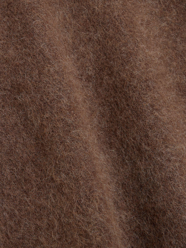 Fure Fluffy Skirt  Dk. Brown