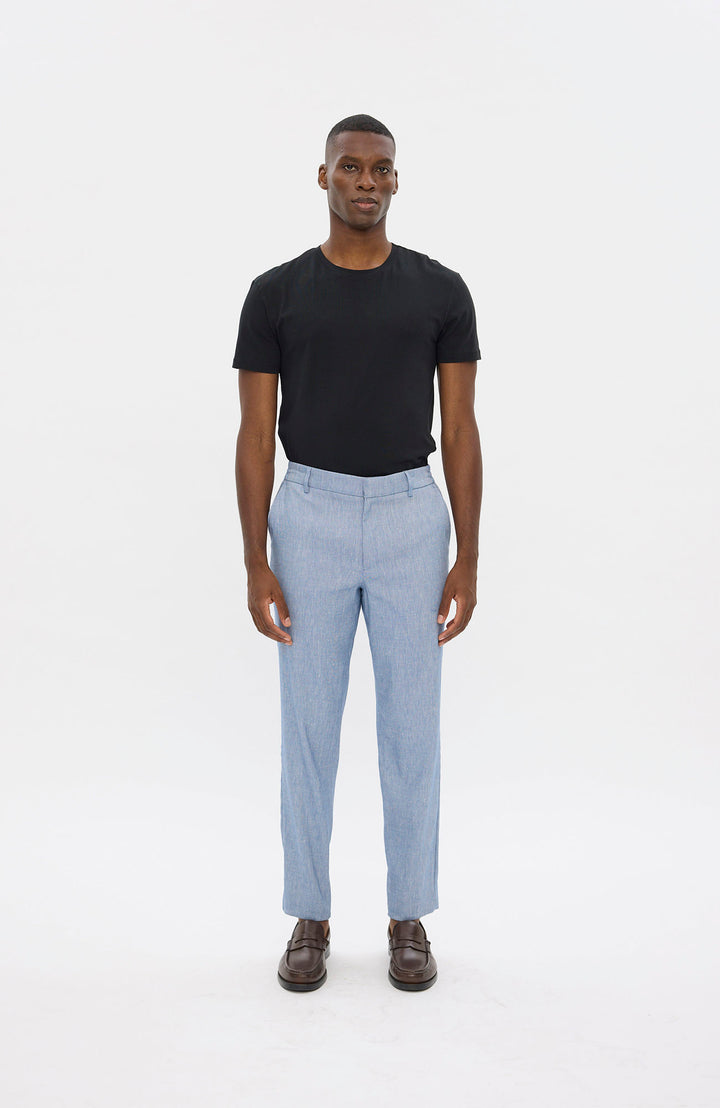 Theopl 769  Mid Blue Linen