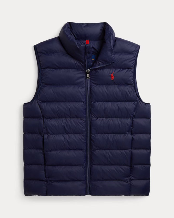 WOVEN-PUFFER-VEST  Navy