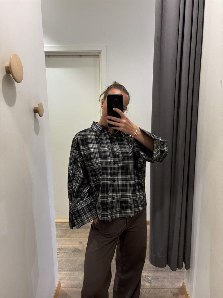 ATARI SHIRT  Black Check