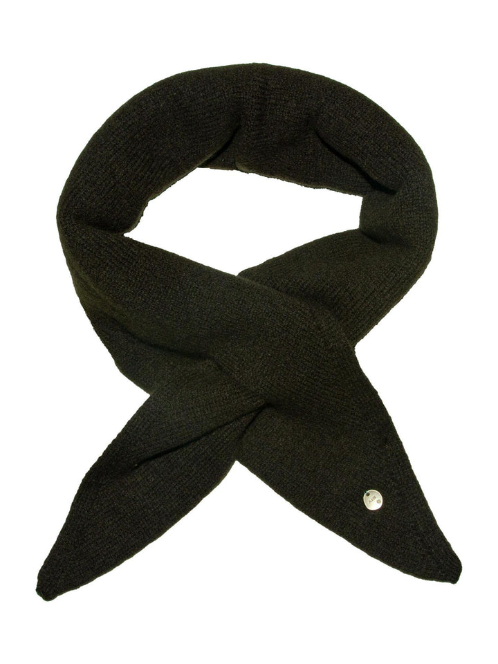Skjerf triangel m/knyting 26*85  Brun