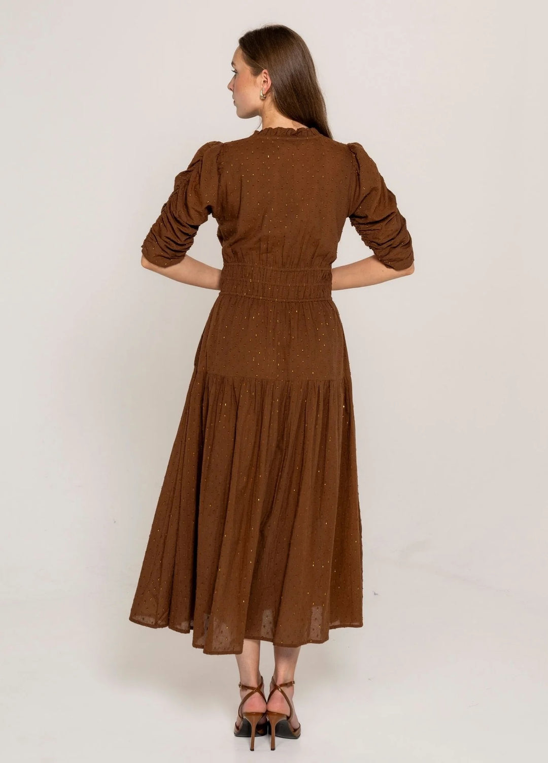 Madison Dress Bisque Lurex  Bisque Lurex
