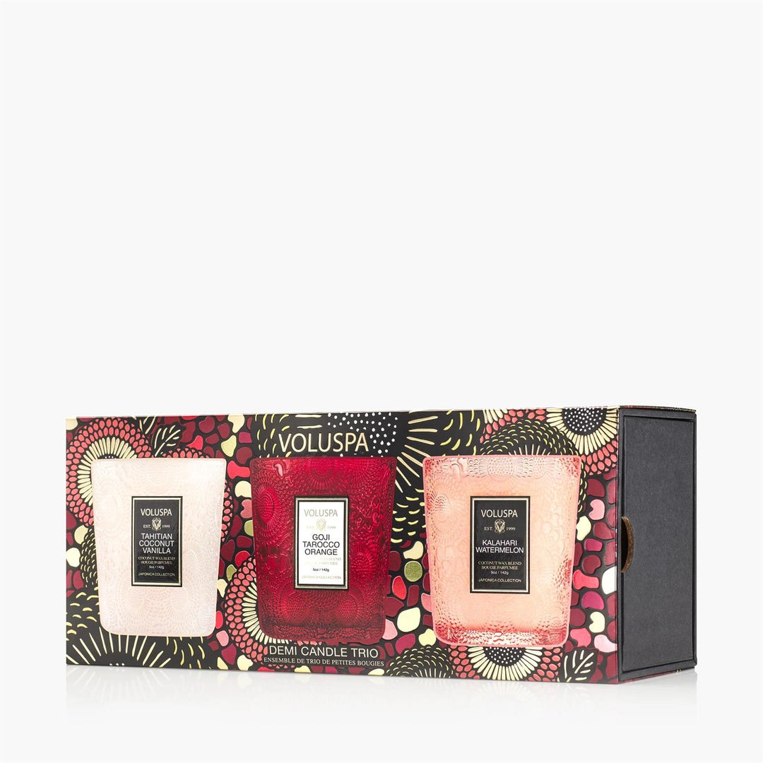 ICONS DEMI CANDLE TRIO  Fruits Of Paradise
