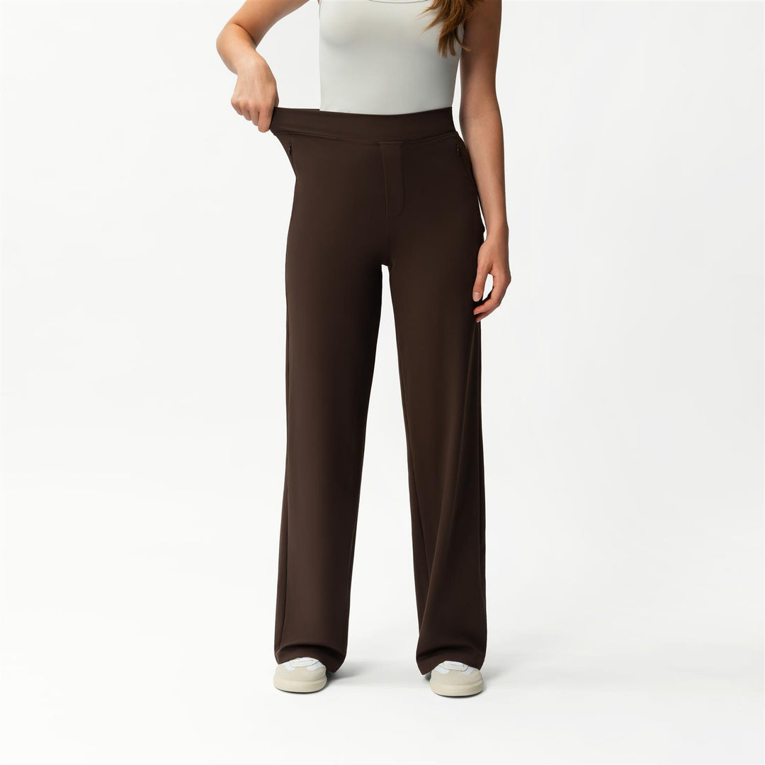 ASANA RELAXED STRAIGHT PANT  Dark Brown