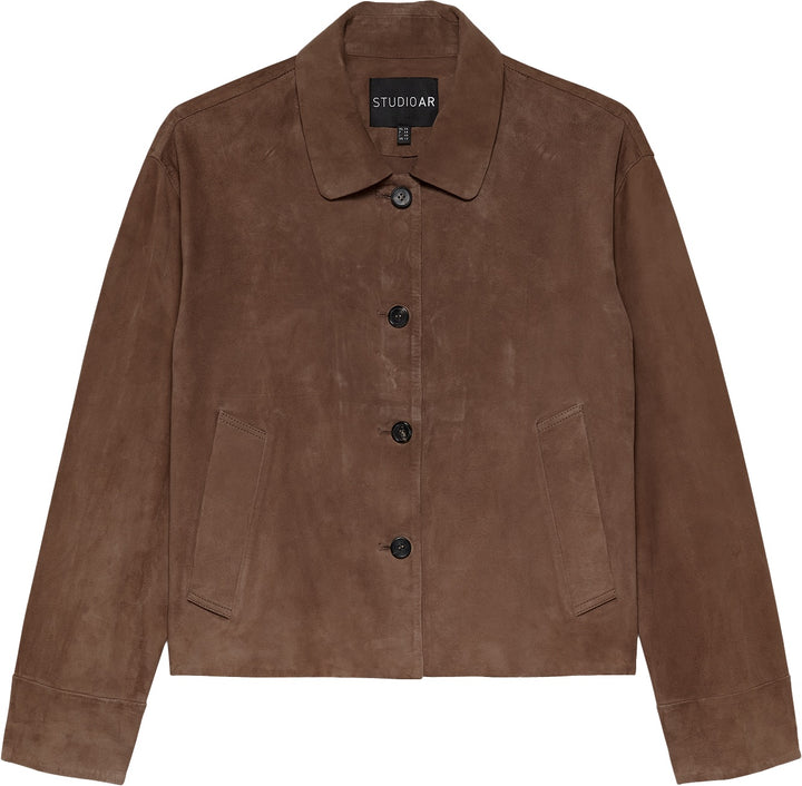 Elaine Goat Suede  Marrone