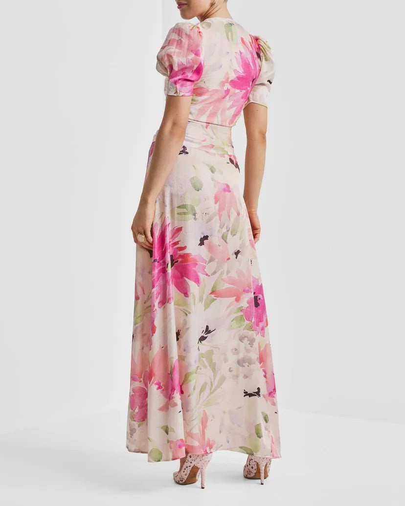 SHINY BUTTON DOWN DRESS  Soft Dew
