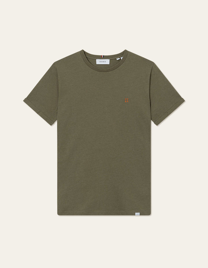 Nørregaard T-Shirt - Seasonal  Surplus Green Melange/Orange