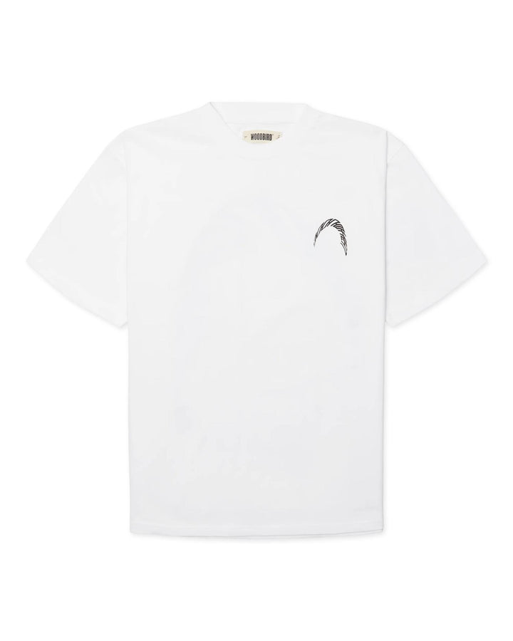 WBBaine Warp Tee  White-Black