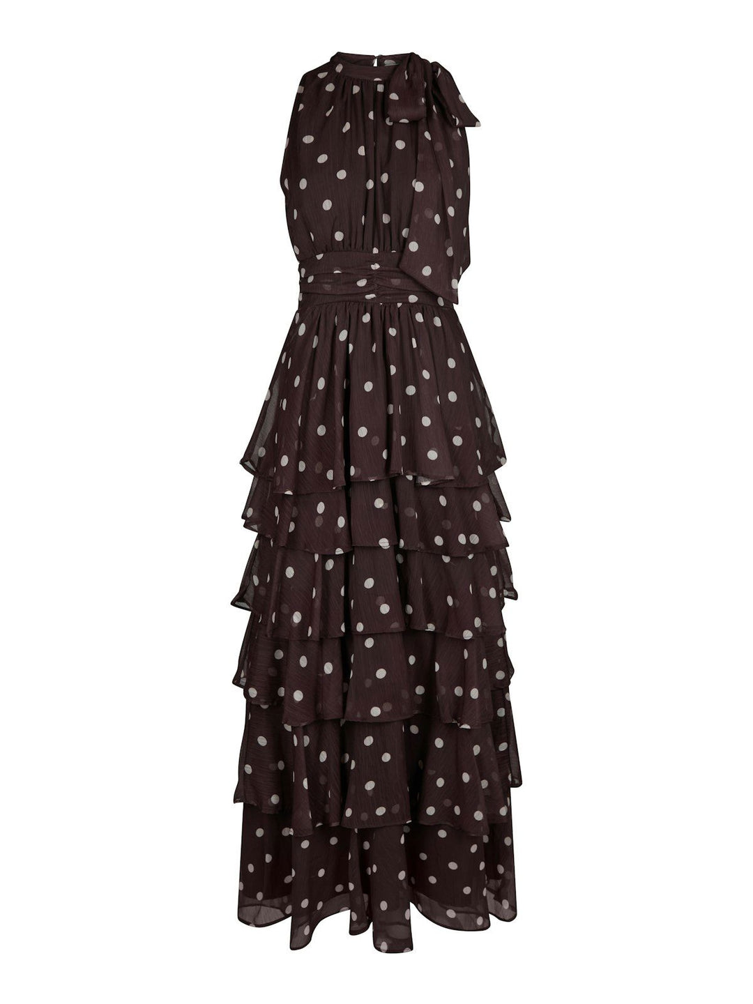 Marli Big Dot Dress  Brown