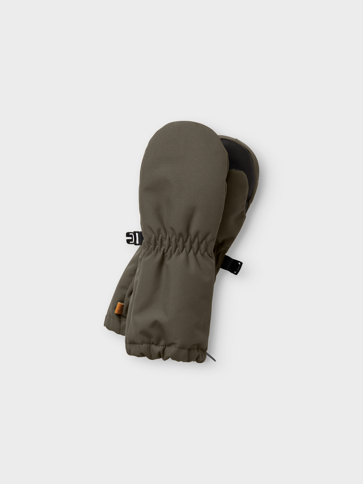 NMMLASNOW10 MITTEN 1FO LIL  Mørkegrønn