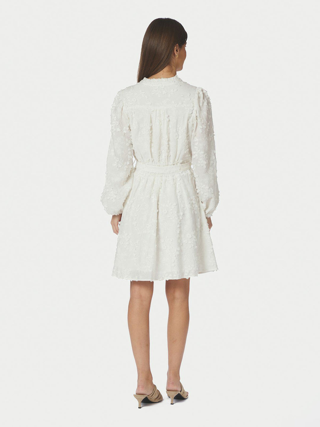 Monnie Embroidery Dress  White