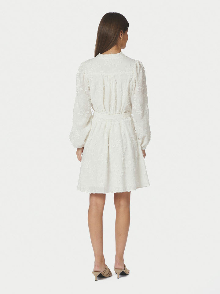 Monnie Embroidery Dress  White
