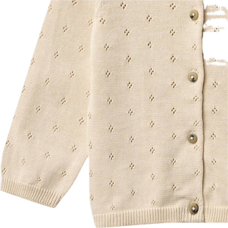 Knit Cardigan Maia  Sandshell