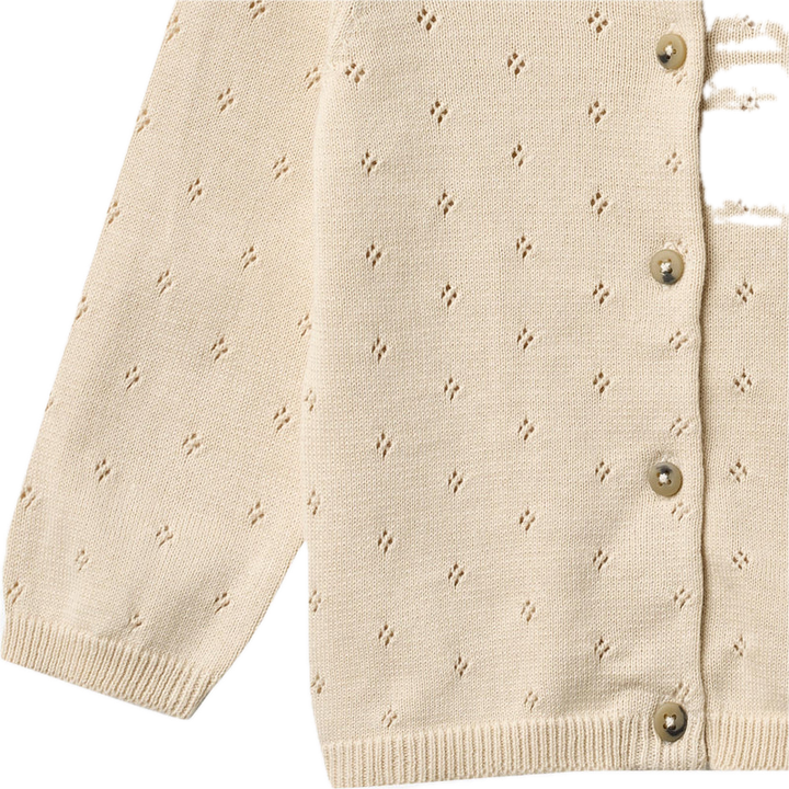 Knit Cardigan Maia  Sandshell