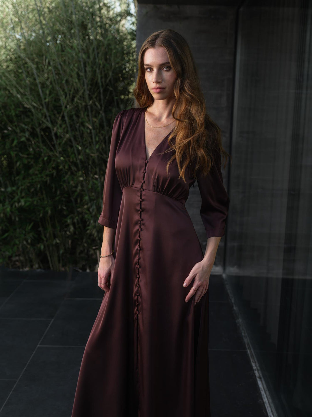 Modena Dress  Brown