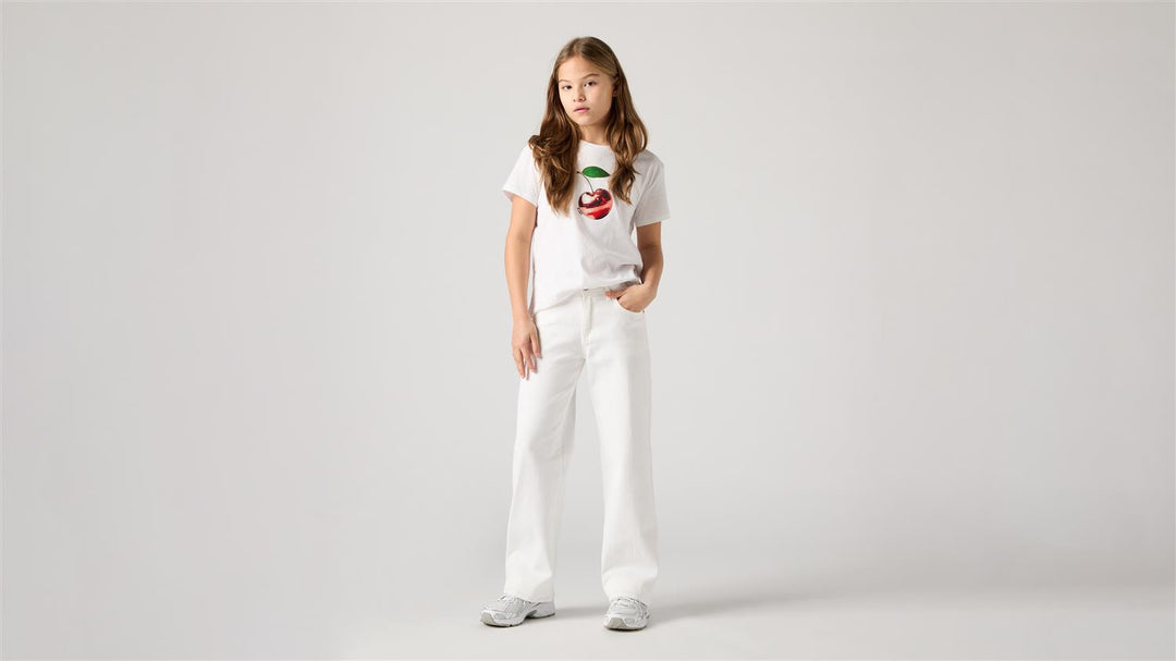 WIDE LEG JEANS  Bright White
