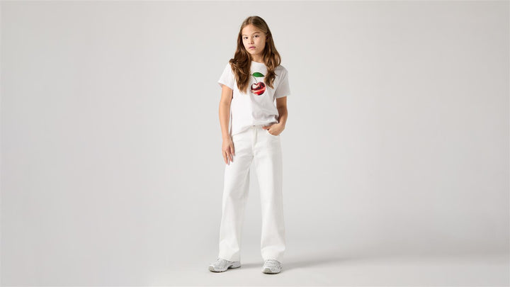 WIDE LEG JEANS  Bright White