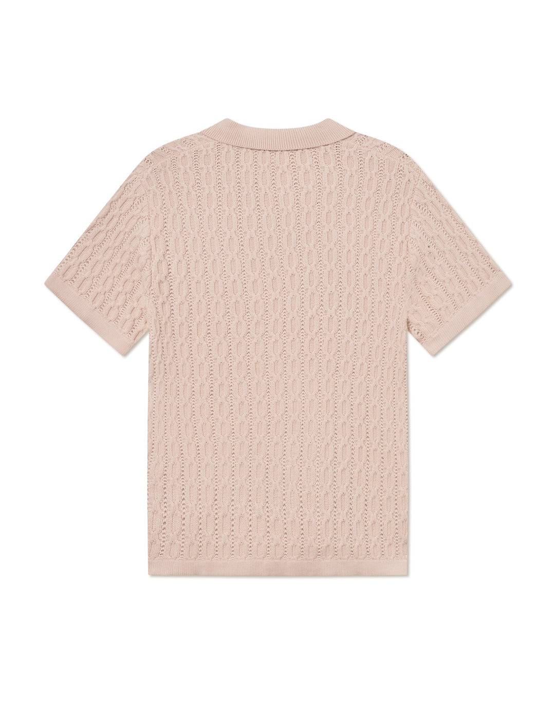Garrett knitted polo  Ivory