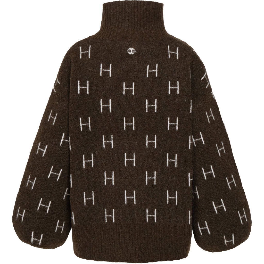 Fam Short Sweater  Dark Earth