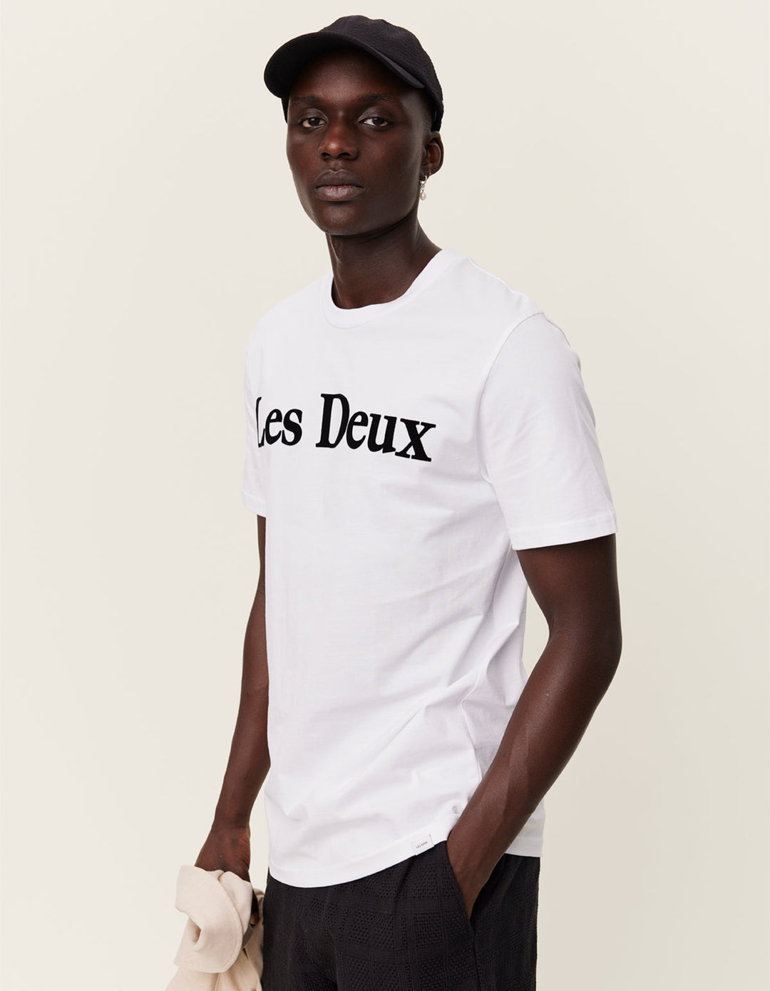 Charles T-Shirt  White/Black