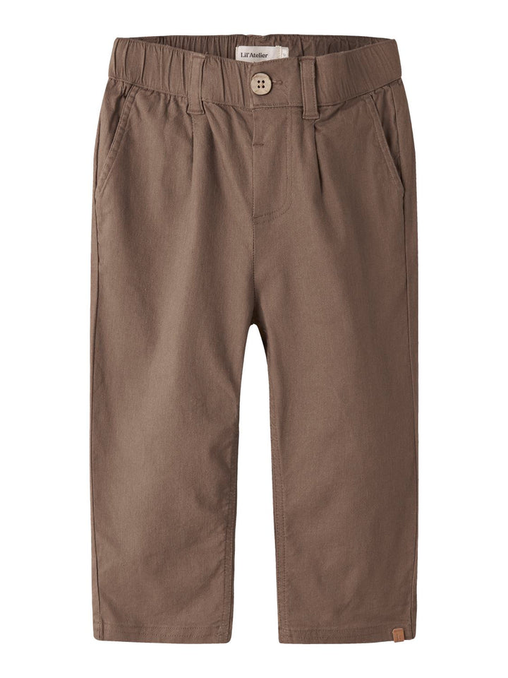 Fredrik Reg Pant  Mørkebrun