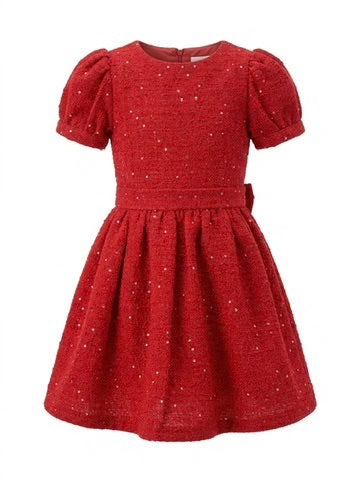 Sarina kjole Deep Red