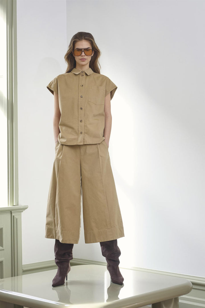 EvelynCC Culotte Pant  Sand
