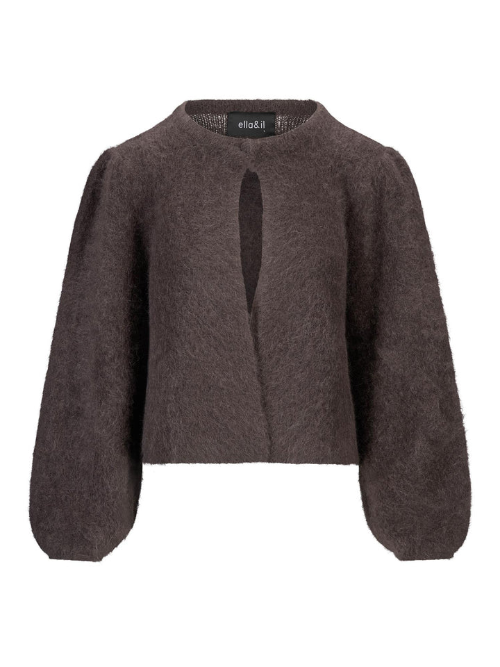 Amelia chunky cardigan  Dark Brown