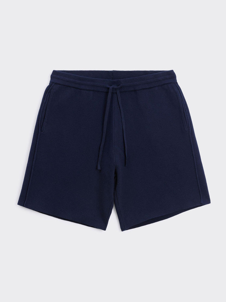 Summer Knit Shorts  Navy