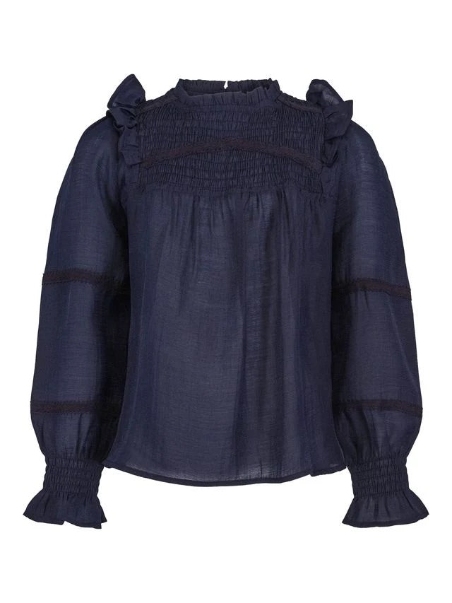 Saga bluse Dark Navy