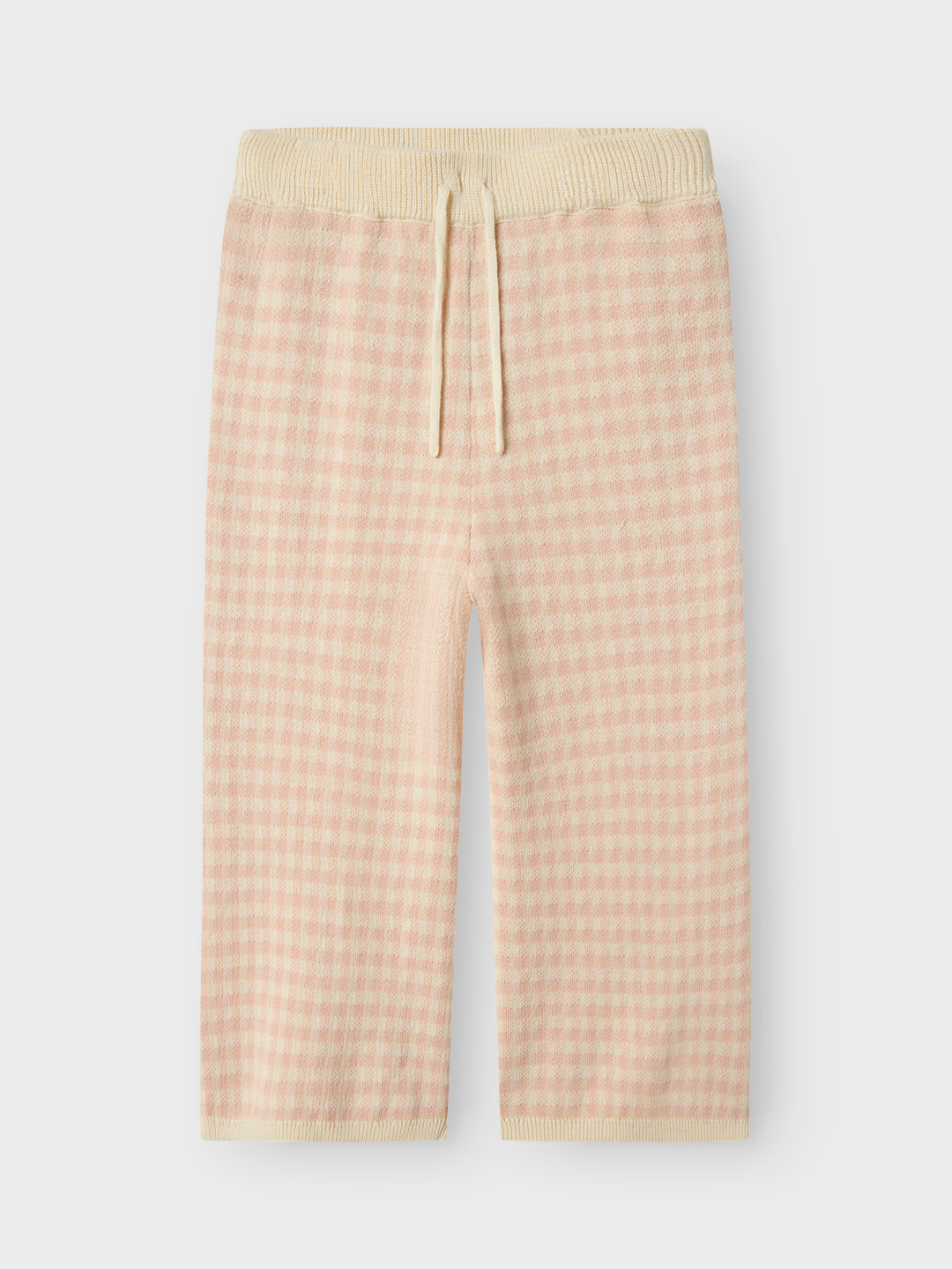 Nmfnadie Wide Knit Pant Lil  Cameo Rose