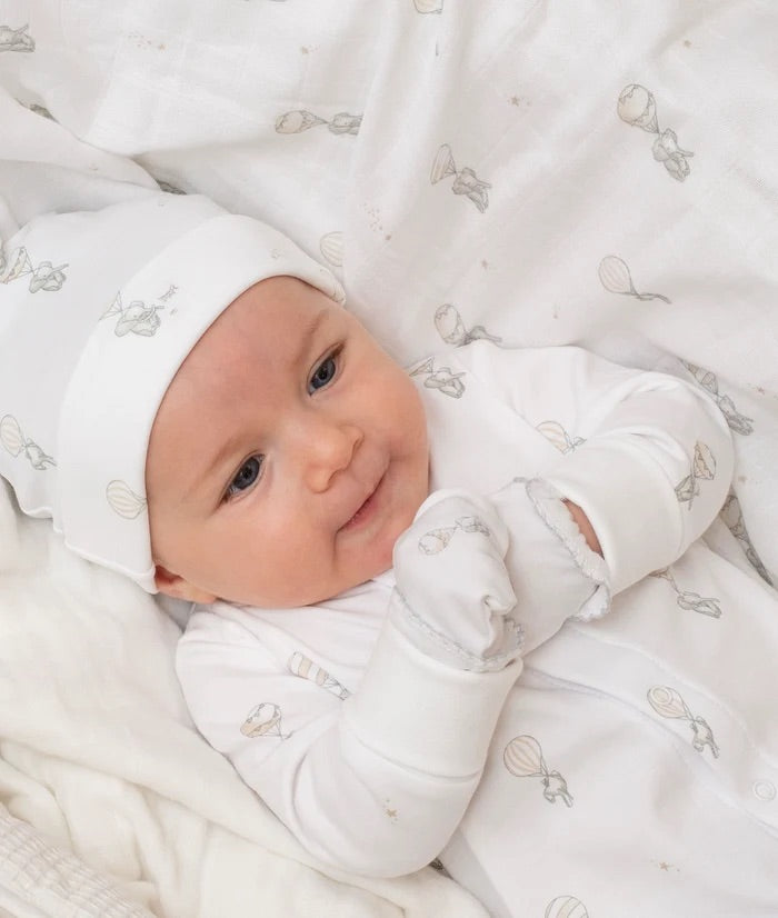 Flying Elephants Overall  White