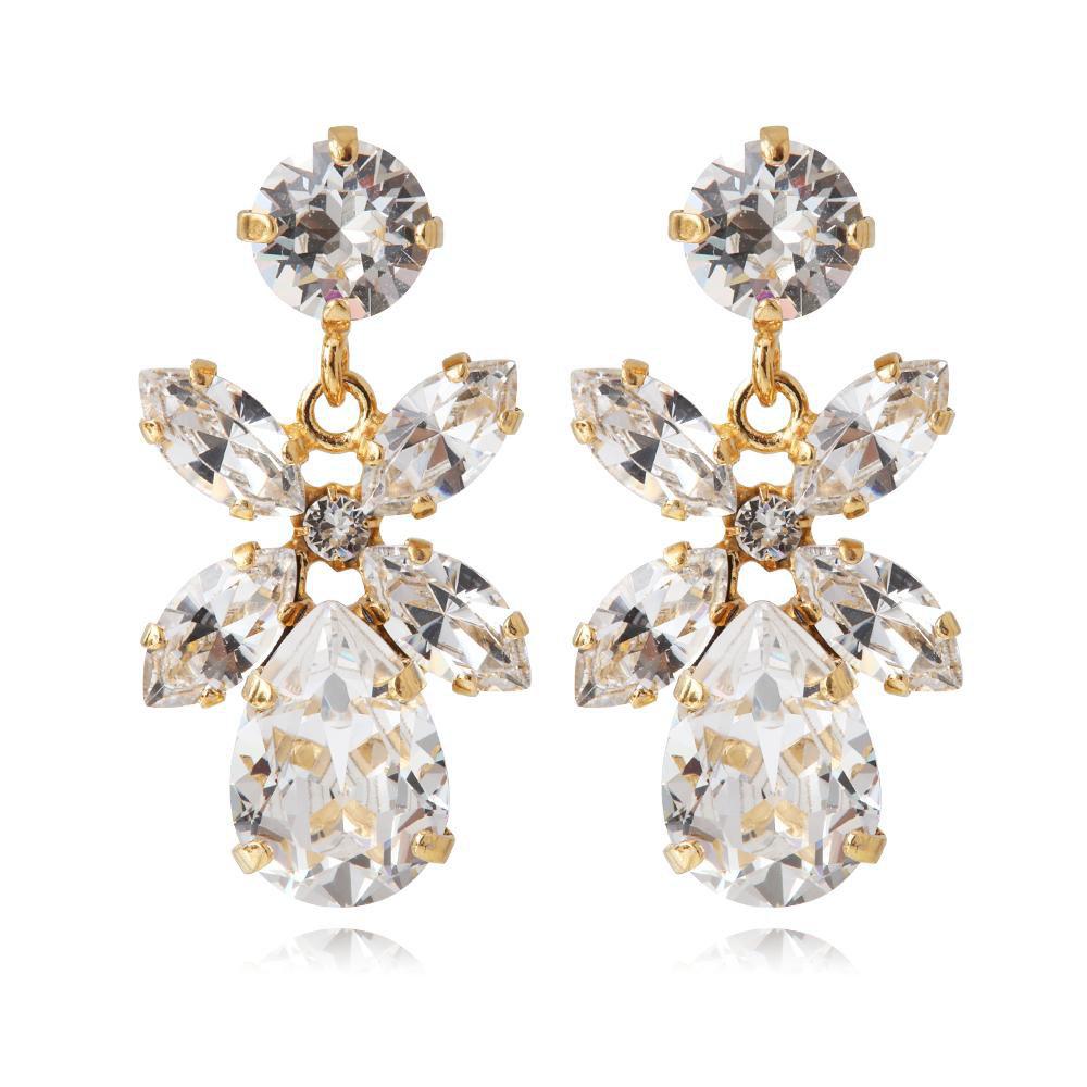 MINI DIONE EARRINGSGOLD Crystal
