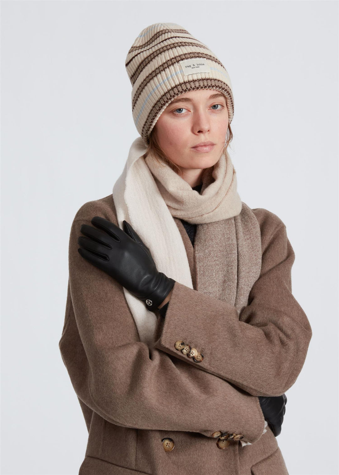 Joni Leather Gloves  Black
