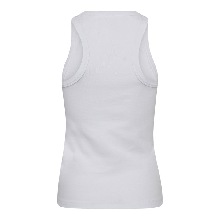 SaharaCC Embroidery Tank Top  White