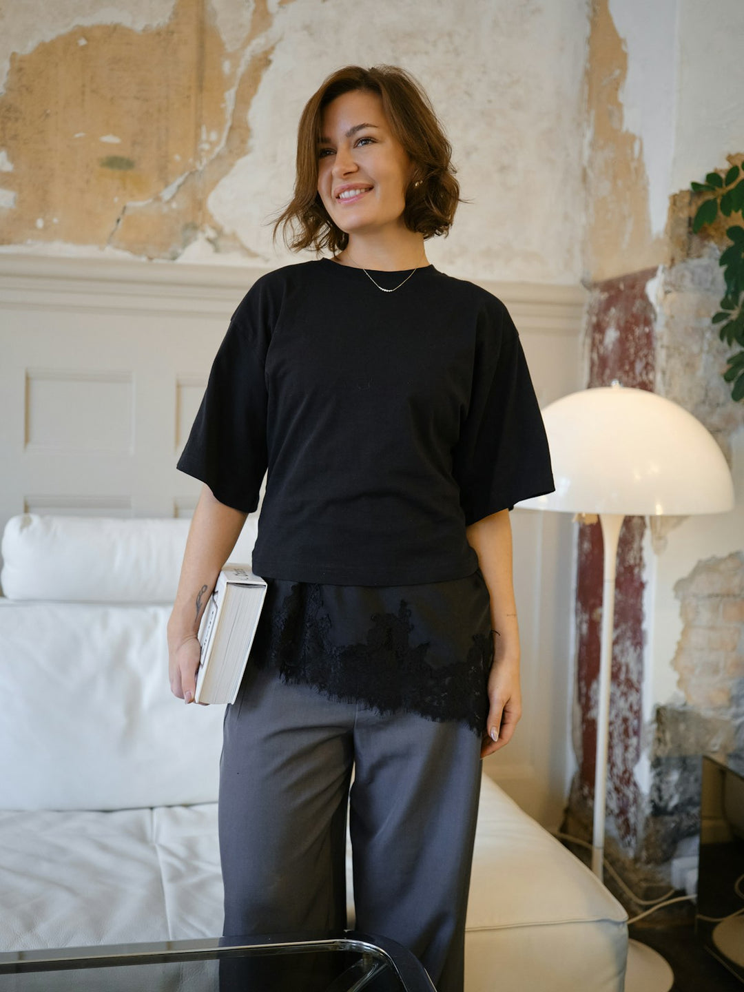 Viole Lace Top  Black