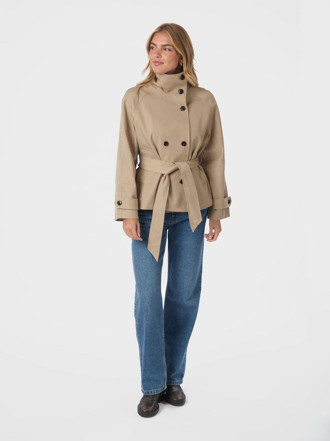 Munet Trench Jacket  Sand