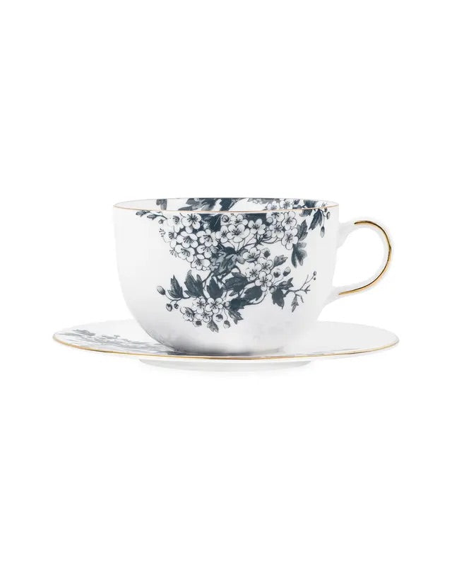 TEA CUP AND SAUSER  Anthracite