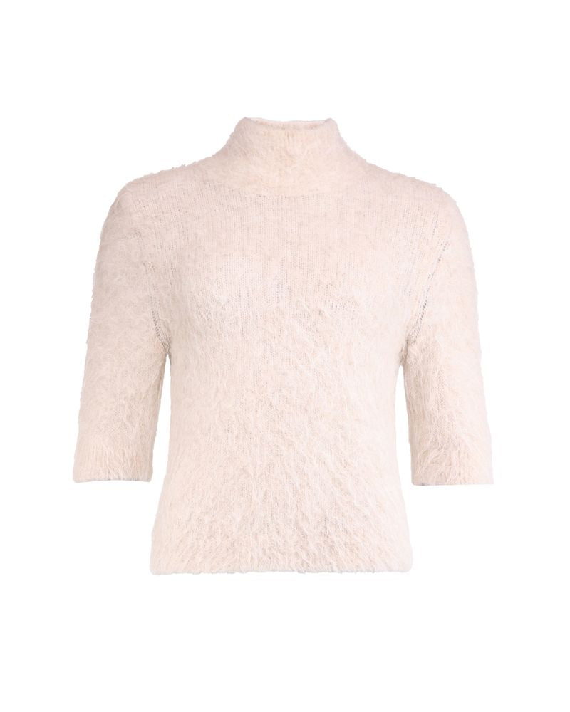 Hairy Knit Turtleneck  Soft