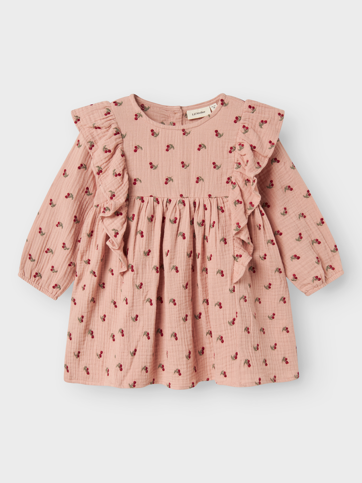 NMFKOALA LS LOOSE DRESS LIL  Lyserosa
