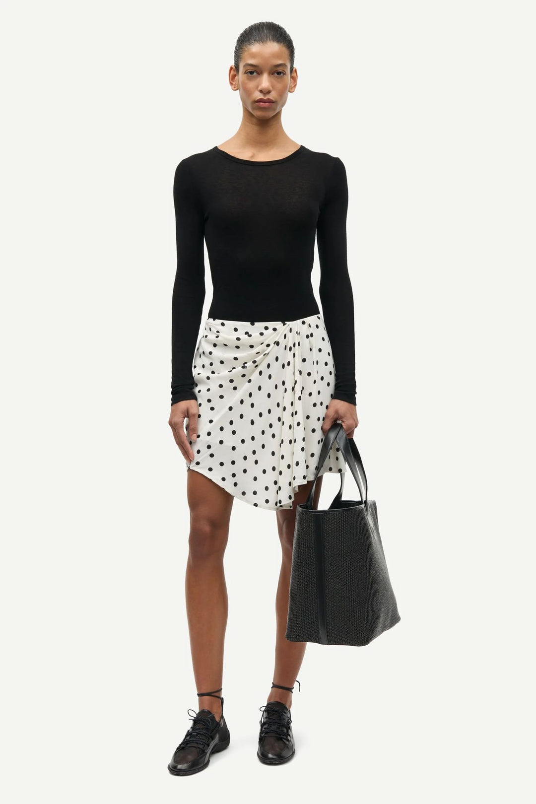 Saiben Skirt  Drifting Dots Egret