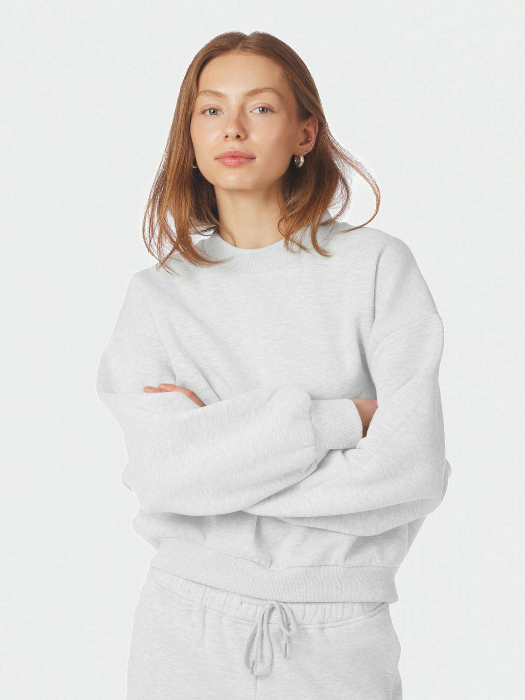 Yuna Sweatshirt  Light Grey Melange