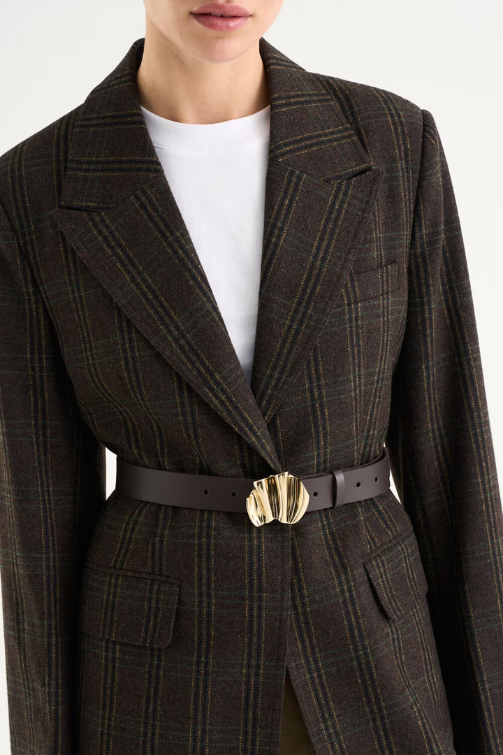 Paloma Belt  Mocha Brown
