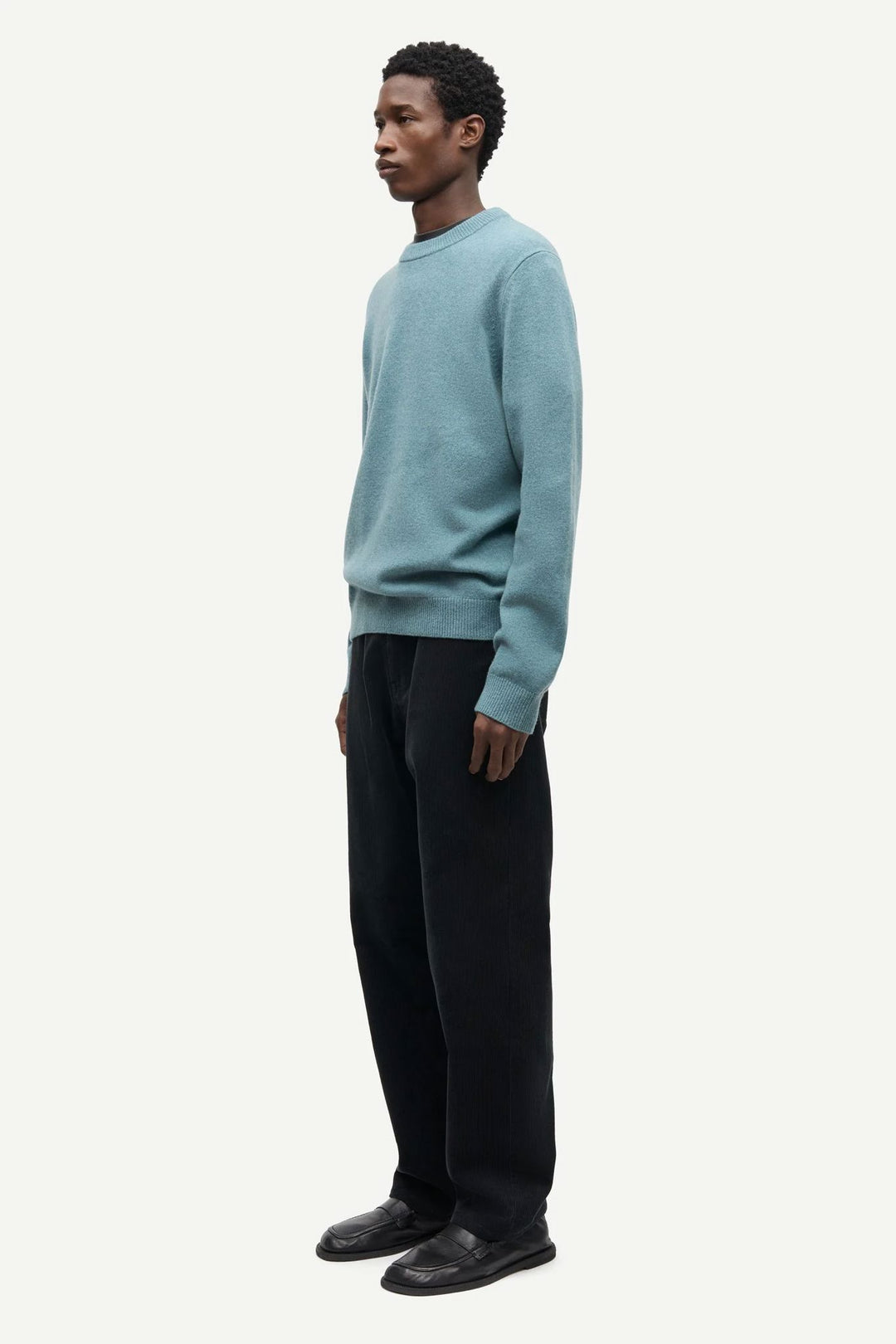Isak Knit Sweater 15010  Stormy Sea