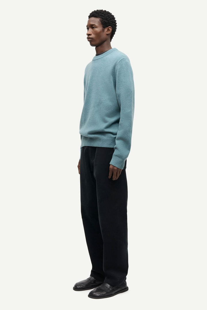 Isak Knit Sweater 15010  Stormy Sea